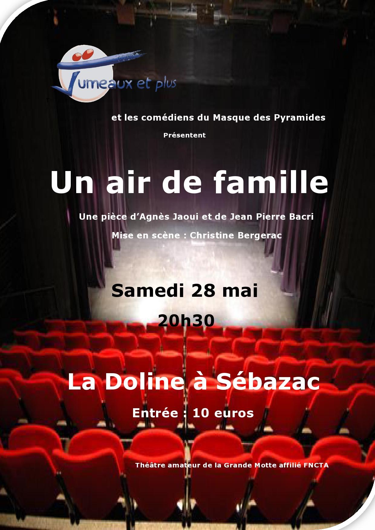 "Un air de famille", pièce de théâtre à Sébazac Jumeaux et Plus