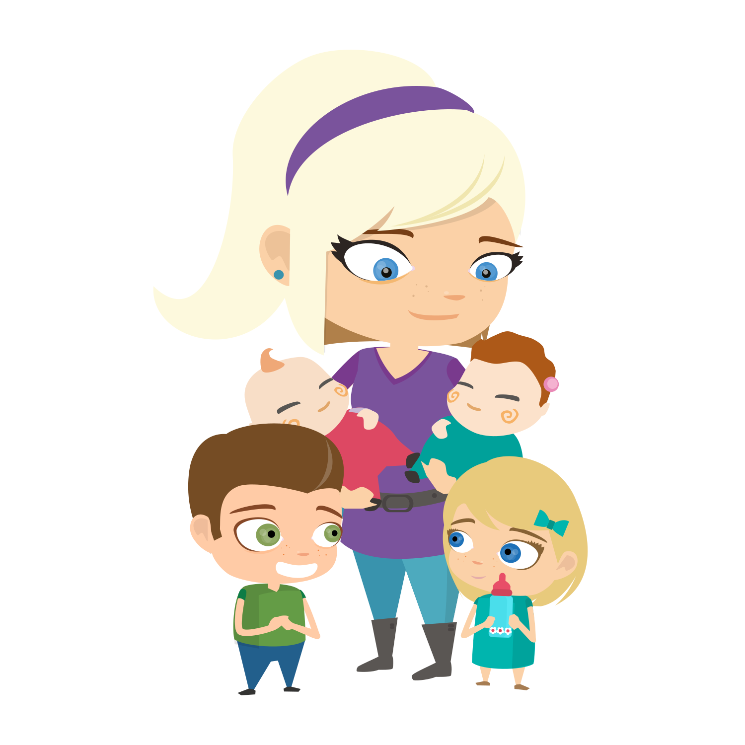 Maman Et Jumeaux Dessin Jumeaux Et Plus